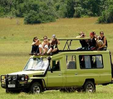 Kigali to Volcanoes National Park Private Safari Vehicle